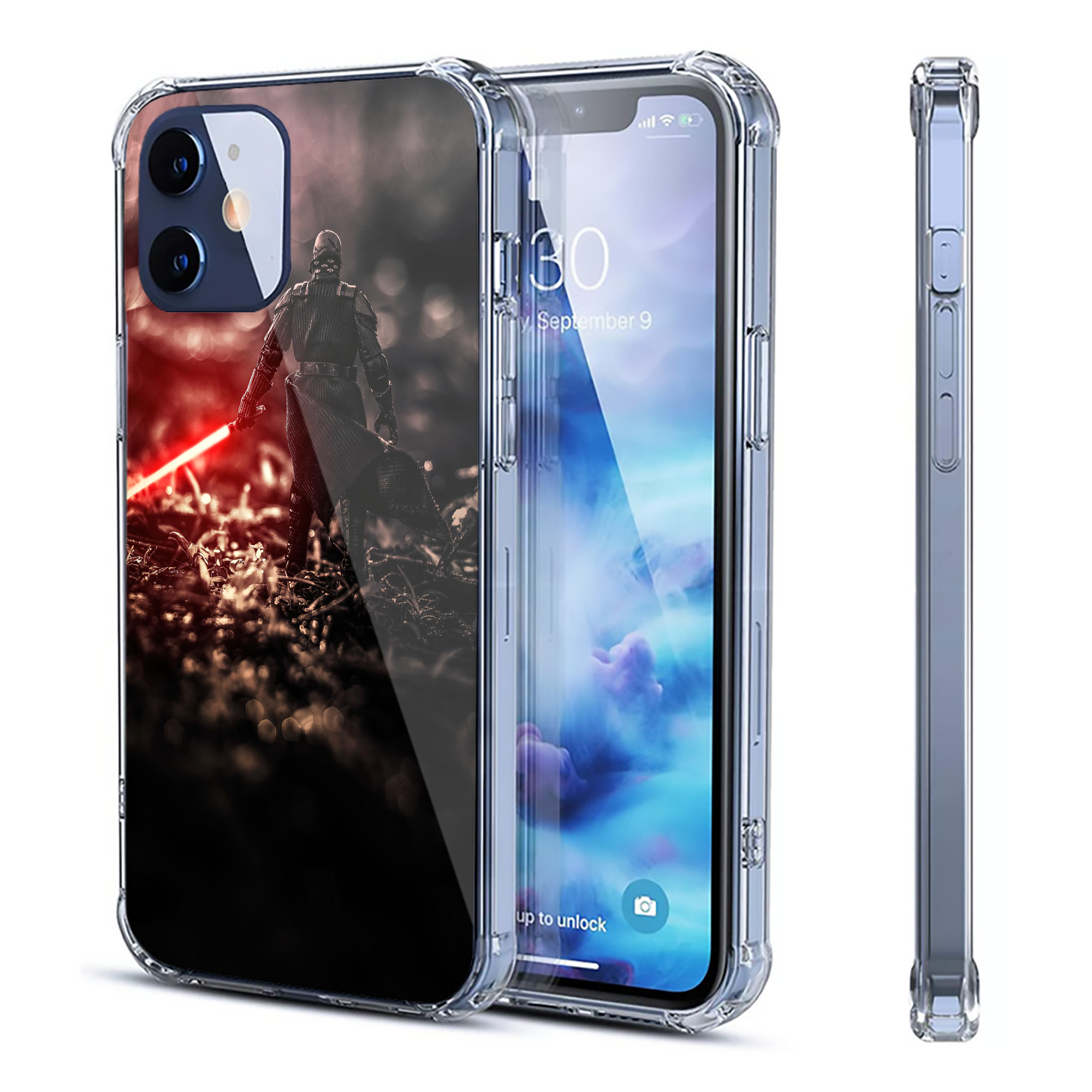 （画像用） スター・ウォーズ Star Wars 【iPhone 12シリーズ対応】透明スマホケース（クリアソフトケース）